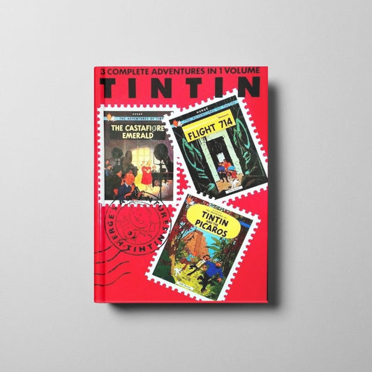 3 Complete Adventures of Tintin Book Cover