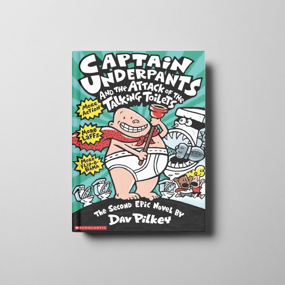Captain Underpants and the Attack of the Talking Toilets Book Cover