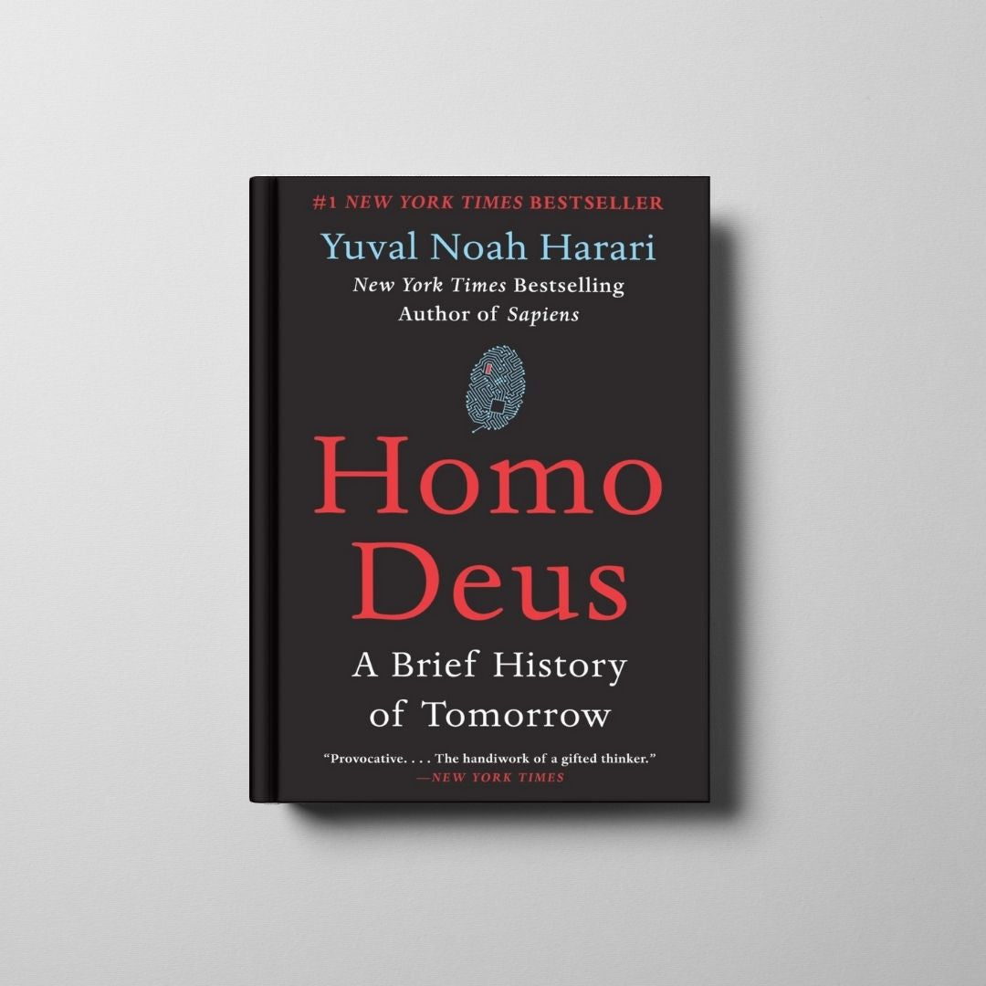 Homo Deus: Brief History of Tomorrow Book Cover