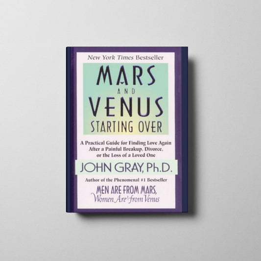 Mars and Venus Starting Over Book Cover