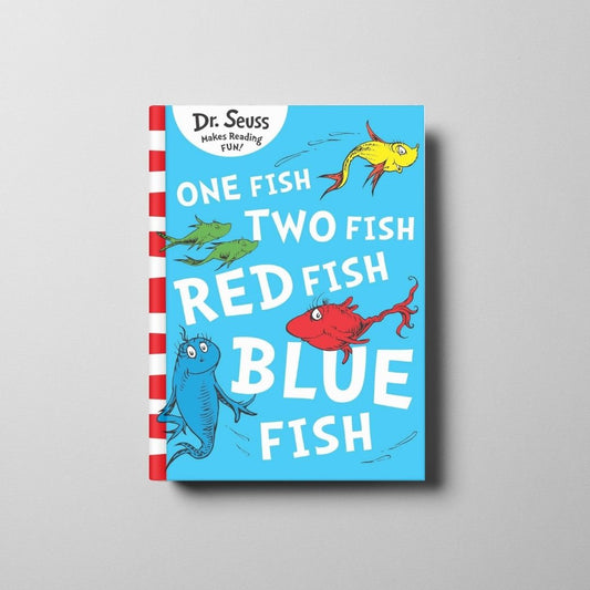 One Fish Two Fish Red Fish Blue Fish Book Cover