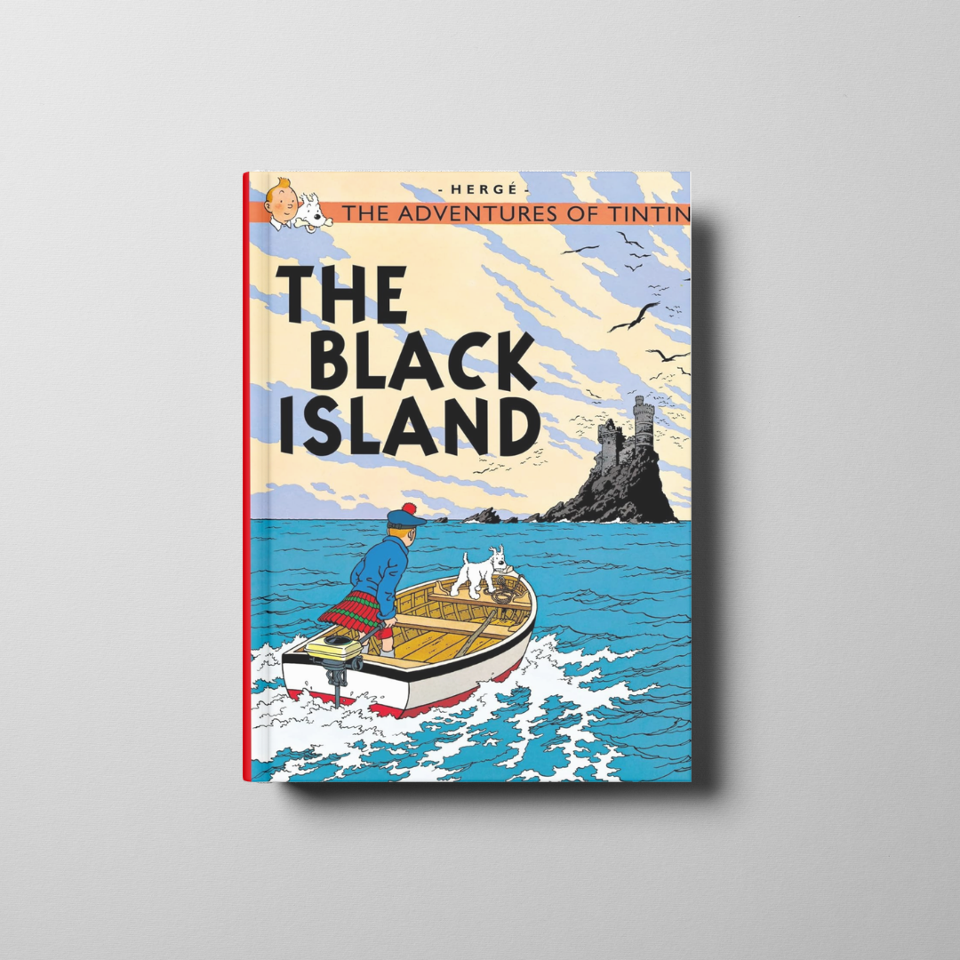 The Adventure of Tintin: The Black Island Book Cover