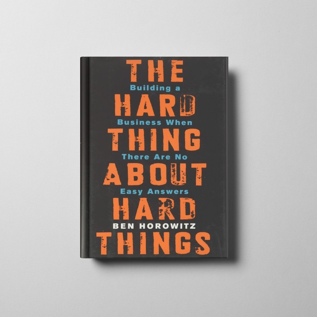 The Hard Thing About Hard Things Book Cover