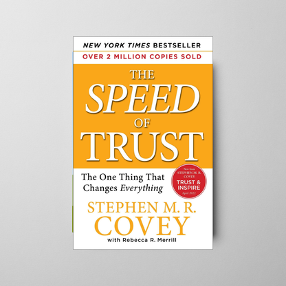 The Speed of Trust Book Cover