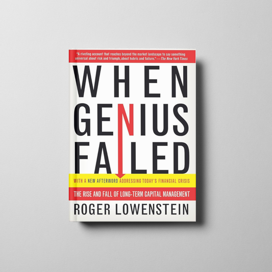 When Genius Failed Book Cover