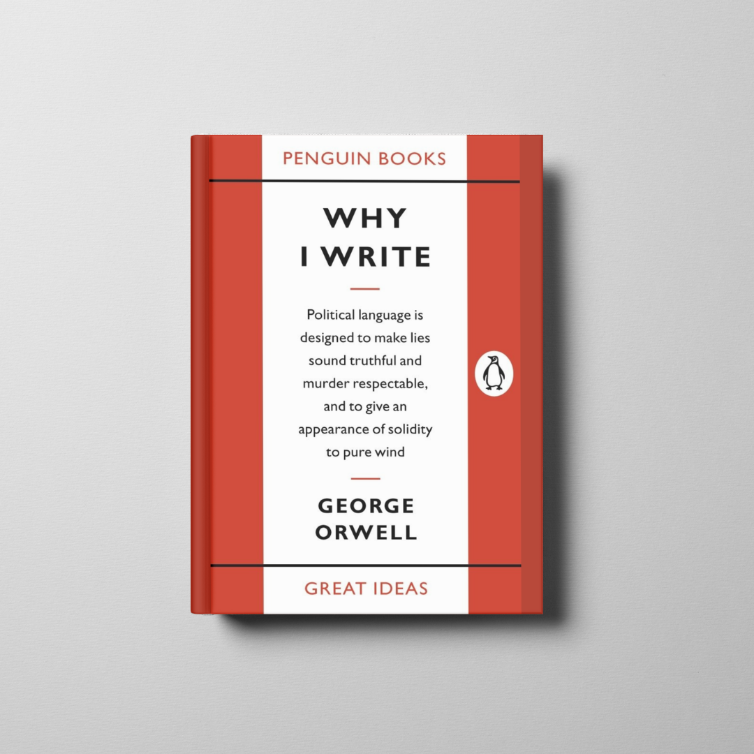 Why I Write Book Cover